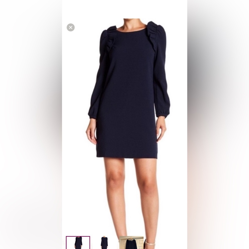 Elegant Navy Midi Dress
